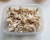 ささみと水菜の梅じゃこ和え作り方3写真