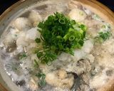 牡蠣とアンコウのみぞれ鍋作り方5写真