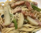 ブロックベーコンの和風おつまみパスタ☆作り方8写真