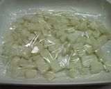 レンジで♪じゃがいもと大根菜のグラタン作り方1写真