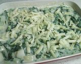レンジで♪じゃがいもと大根菜のグラタン作り方8写真