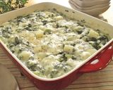レンジで♪じゃがいもと大根菜のグラタン作り方10写真