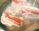 豚バラの角煮丼に玉子を載せて。作り方1写真
