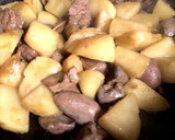 鶏レバーとじゃがいもの炒め煮塩麹入り作り方6写真