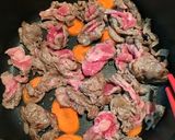 めんつゆで作る！すき焼き風肉じゃが作り方3写真