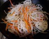 簡単根菜のきんぴら作り方2写真