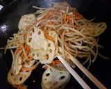 簡単根菜のきんぴら作り方3写真