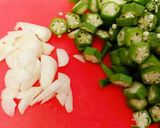 ネバ旨❤納豆とオクラのにんにくパスタ作り方2写真