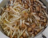 鶏肉の甘酢生姜漬け～もやしとしめじ添え～作り方4写真