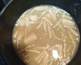 蓮根と生姜とキノコの身体あったかお味噌汁作り方2写真