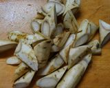 ごぼうと白菜ピーマン 蒲鉾の中華煮込み❀作り方3写真