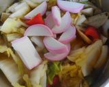 ごぼうと白菜ピーマン 蒲鉾の中華煮込み❀作り方6写真