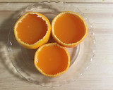 みかんの皮の器で ⁂ みかんゼリー作り方10写真