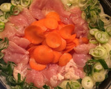 採れたてお野菜のお花畑鍋 〜豆乳鍋作り方8写真