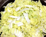 白菜ふわとろ卵とじ作り方1写真