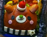 黒糖パンで簡単♡くまサンタ弁当作り方4写真