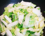 白菜と油揚げの炒め煮作り方4写真