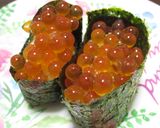 手仕事☆いくら☆醤油漬け☆軍艦巻き＾０＾作り方10写真