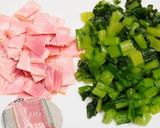 野沢菜漬けとベーコンのケチャップ炒め作り方2写真