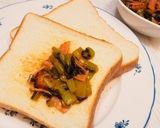 野沢菜漬けとベーコンのケチャップ炒め作り方8写真