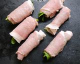 簡単！クレソンほうれん草肉巻きカルピス煮作り方2写真