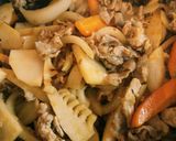 筍と豚肉の豆板醤炒め♪作り方10写真