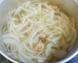 親子スープ 鶏肉、玉ネギ、溶き卵使用♪作り方5写真