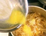 親子スープ 鶏肉、玉ネギ、溶き卵使用♪作り方6写真