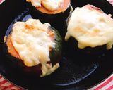 坊ちゃん南瓜の肉詰めトマトソースがけ作り方10写真