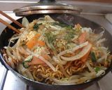 最速の野菜たっぷりインスタント焼きそばＲ作り方17写真