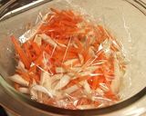 レンジで♪彩り野菜のオイスターごま油和え作り方1写真