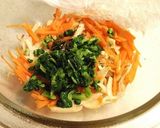レンジで♪彩り野菜のオイスターごま油和え作り方2写真