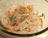 レンジで♪彩り野菜のオイスターごま油和え作り方3写真