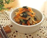 レンジで♪彩り野菜のオイスターごま油和え作り方5写真
