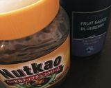 トーストヘーゼルナッツチョコブルーベリー作り方1写真