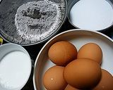 黒米粉のシフォン作り方1写真