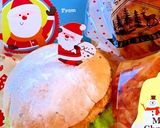 クリスマスラッピングのパン&サラダランチ作り方2写真