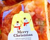 クリスマスラッピングのパン&サラダランチ作り方4写真