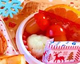 クリスマスラッピングのパン&サラダランチ作り方6写真