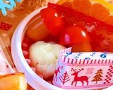 クリスマスラッピングのパン&サラダランチ作り方7写真
