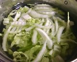 白菜とカニカマの中華風スープ作り方3写真