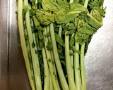 ご飯のおとも!大根の葉のごま油炒め作り方1写真