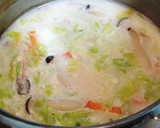 うどんだって白菜とミルク煮できた作り方6写真