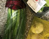 鶏肉の雑炊風ネギ生姜スープ作り方1写真