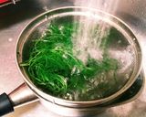おかひじきの鰹節和え作り方2写真