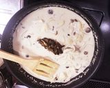乾燥ポルチーニ茸のクリームパスタ作り方8写真