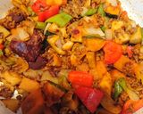 カボチャ蓮根玉ねぎでゴロゴロ野菜グラタン作り方4写真