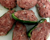 手作り挽肉！肉汁じゅわっピーマンの肉詰め作り方6写真