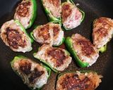 手作り挽肉！肉汁じゅわっピーマンの肉詰め作り方9写真