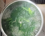 昆布だしで茹でるほうれん草のおひたし作り方6写真